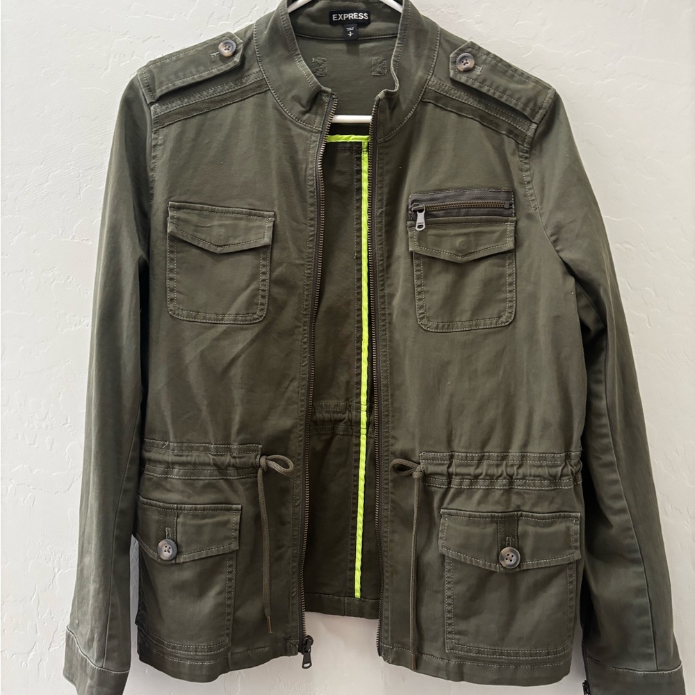 Express Women’s Military Green Field Jacket